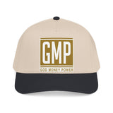 GMP 'God Money Power' Baseball Cap — Gold Logo Mid-Profile Hat