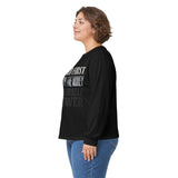 Long Sleeve Tee — "Put God First, Hustle for the Money, Put Yourself in Power" Inspirational Faith & Hustle Top