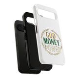 Phone Case — "God Money Power" Inspirational Religious Design