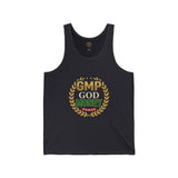 GMP God Money Power Laurel Tank Top — Motivational Faith & Wealth Graphic Tank