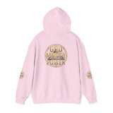 God Money Power Hoodie – Gold Globe Graphic Religious Streetwear