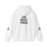 God Money Power Hoodie — Minimalist Faith & Ambition Pullover
