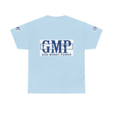 GMP "God Money Power" Logo Tee — Faith & Hustle Graphic T-Shirt