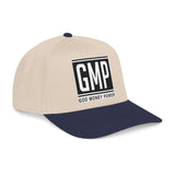 GMP 'God Money Power' Mid-Profile Baseball Cap — Embroidered Logo Snapback