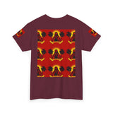 Surf Saint T‑Shirt — Vintage Palm Beach Vibes ("Our Savior Protects" Banner)