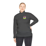 Quarter-Zip Pullover — "GMP God Money Power" Colorful Graphic