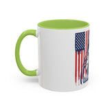 God, Money, Power Coffee Mug — Patriotic Street Art Accent Mug (11/15oz)