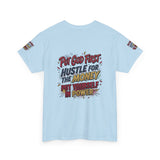 Inspirational Graphic Tee — "Put God First, Hustle for the Money, Put Yourself in Power"