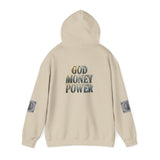God Money Power Hoodie — Graphic Religious Streetwear Hoodie