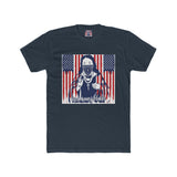 Patriotic Bandana Skull Tee – "Made America Stronger" Graphic T-Shirt