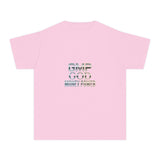 Youth Tee — 'GMP GOD MONEY POWER' Graphic Chest T‑Shirt