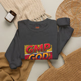GMP God Money Power Graphic Crewneck Sweatshirt