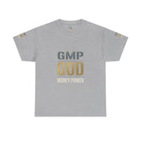 GMP GOD Money Power T-Shirt — Bold Gold Logo Tee