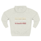 Three-Panel Fleece Hoodie