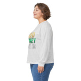 God Money Power Long Sleeve Tee — Inspirational Faith & Wealth Graphic Shirt