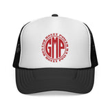 GMP Trucker Hat — God Money Power Retro Logo Mesh Cap