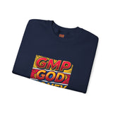 GMP God Money Power Graphic Crewneck Sweatshirt