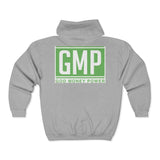 GMP 'God Money Power' Zip Hoodie – Premium Black Full-Zip Sweatshirt