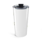20oz Insulated Tumbler — "Good Morning Power" Gold Script Travel Mug