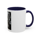 Angel Of Death- Gothic Grim Reaper & Serpent Accent Coffee Mug — Dark Fantasy Skull Art