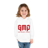 Toddler Hoodie — 'GMP' God Money Power Red Logo Pullover