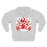 Three-Panel Fleece Hoodie