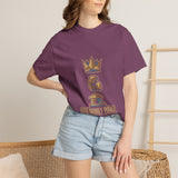 God Money Power T-Shirt — Crown & Coins Faith-Inspired Graphic Tee