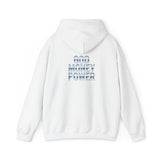 Hoodie — "God Money Power" Chrome Text Pullover
