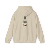 God Money Power- King Crown Hoodie — Vintage Lion & Regal Emblem Graphic