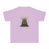 GMP 'Gold Money Power' Youth Tee — Regal Throne Graphic Kids T‑Shirt