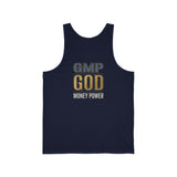 GMP GOD Money Power Tank Top — Motivational Gold Graphic Tank