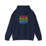 God Money Power Hoodie — Colorful Inspirational Religious Graphic Pullover