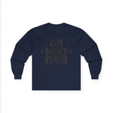 God Money Power Long Sleeve Tee
