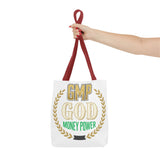 GMP GOD Money Power Tote Bag — Bold Financial Empowerment Canvas Tote