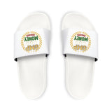 Men's Slide Sandals — 'GMP Money' Logo Removable-Strap Pool Slides