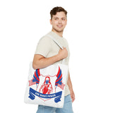 Tote Bag — Patriotic 'God Money Power' Religious Graphic Tote