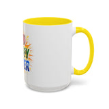 God Money Power Accent Coffee Mug — Inspirational Faith & Prosperity Gift (11/15oz)