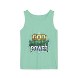 God Money Power Tank Top — Bold Faith & Hustle Graphic Tank