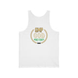 Money Power 'GMP GOD' Tank Top — Athletic Summer Jersey Tank with Gold Laurel Design