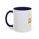 Inspirational Coffee Mug — “Put God First, Hustle for the Money”