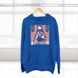 Patriotic 'God Money Power' Hoodie — Americana Flag Graphic Fleece Hoodie