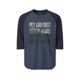Unisex Three-Quarter Sleeve Raglan Shirt