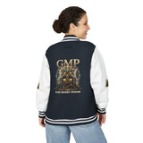 Letterman Jacket — GMP 'God Might Power' Vintage Crest Varsity Jacket