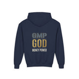 GMP GOD Youth Hoodie — "Money Power" Graphic Pullover