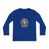 Youth Long Sleeve Tee — Gold Lion 'GMP' Athletic Team Shirt