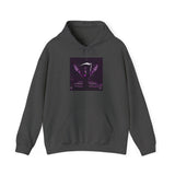 Angel Of Death Hoodie — Purple Gothic Angel Graphic Sweatshirt