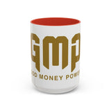 GMP Coffee Mug — "Good Money Power" Accent Ceramic Mug (11/15oz)