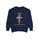 GMP Cross Sweatshirt — "God Money Power" Graphic Crewneck