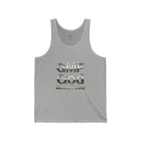 GMP God Money Power Metallic Tank Top — Graphic Motivational Sleeveless Shirt