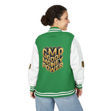 Letterman Jacket — "GMP Good Money Power" Retro Varsity Jacket